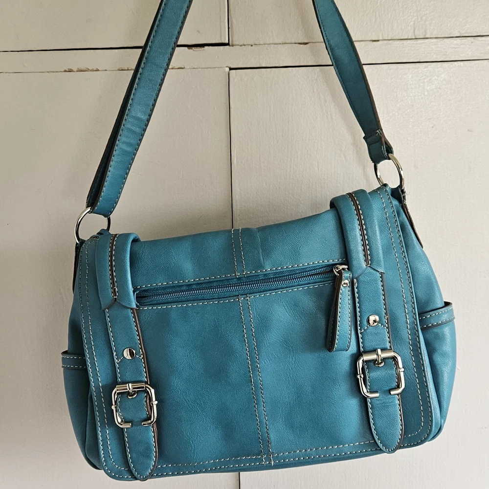 Relic Stylish Teal Blue Shoulder Bag - Picture 12 of 12